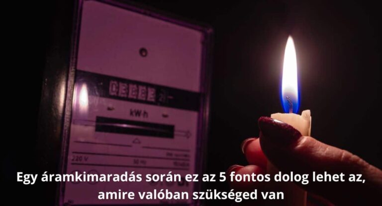 Egy áramkimaradás során ez az 5 fontos dolog lehet az, amire valóban szükséged van
