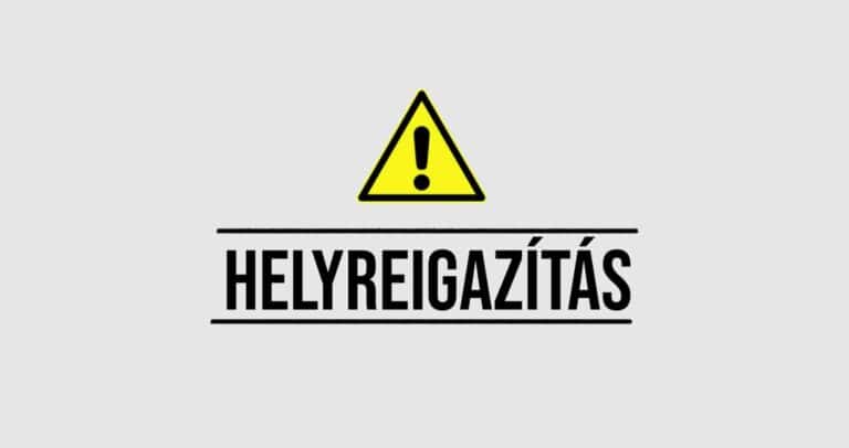 Helyreigazítás a Yettel Magyarország Zrt. mobilszolgáltatóval kapcsolatban