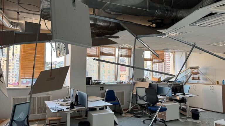 Orosz találat érte az EU kijevi delegációjának épületét