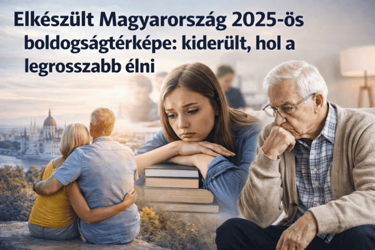 Elkészült Magyarország legfrissebb 2025-ös boldogságtérképe: kiderült, hol a legrosszabb élni